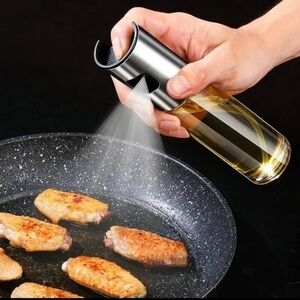 Food-Grade Transparent Olive Oil‎ Sprayer for Cooking Glass Mister Bottle 100ml